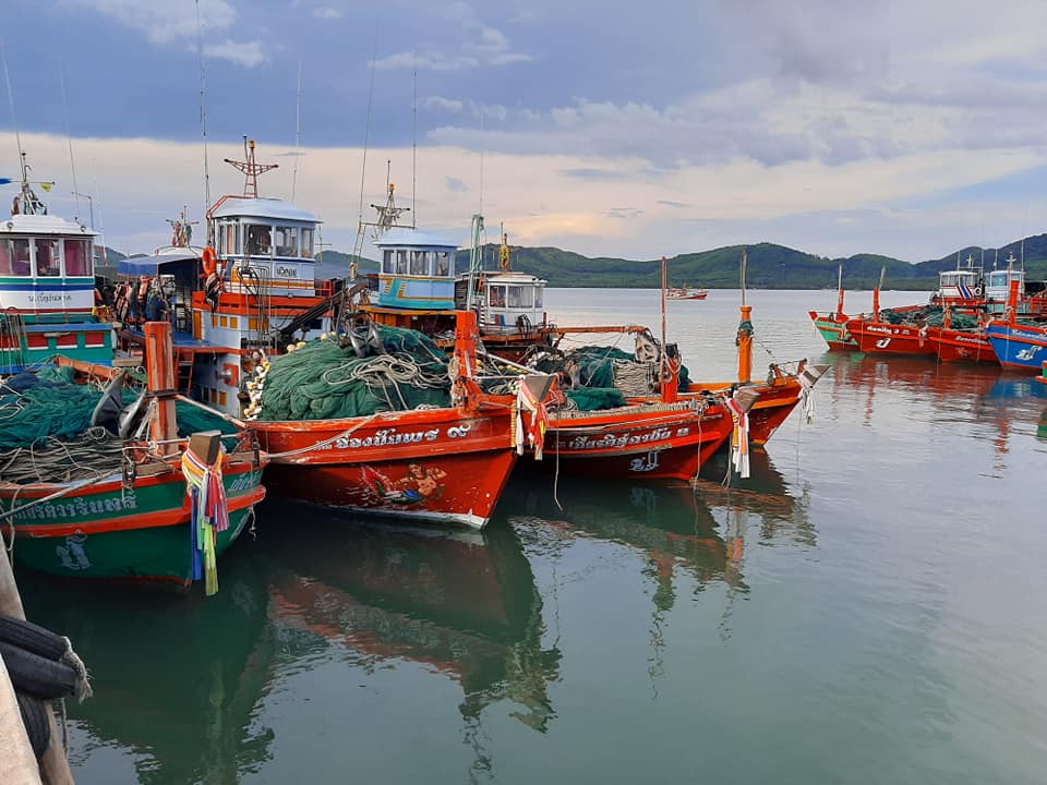 เรืออวนปลากะตัก อาชีพหลักของคนเกาะยาว